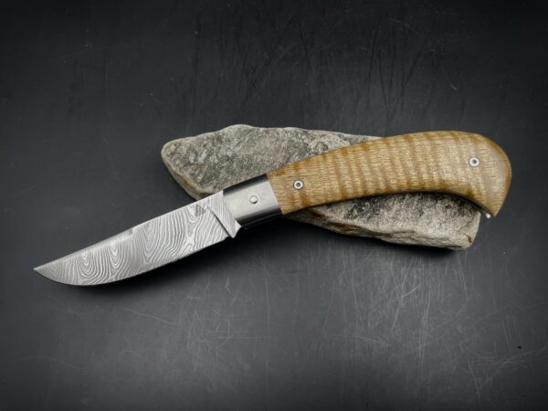 "Persian" lame damas torsadé mitres inox et manguier ondé