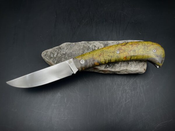 "Persian" inox 14c28 bouleau échauffé teinté jaune/gris